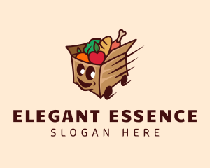 Food Delivery Cart logo design