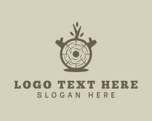 Wood Log Carpentry logo