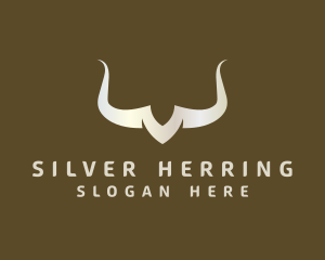 Silver Cattle Horn logo design