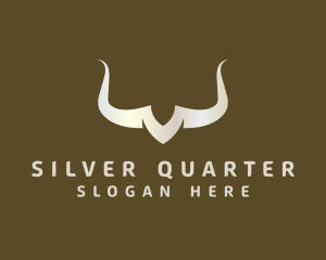 Silver Cattle Horn logo design