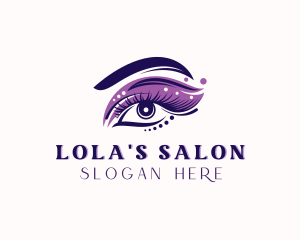 Eye Makeup Salon logo design