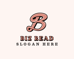 Stylish Salon Beauty Letter B logo design