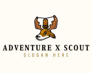 Outdoor Adventure Deer logo design