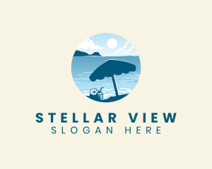 Beach View Resort logo design