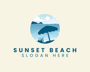 Beach View Resort logo design