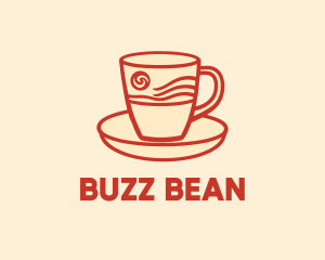 Organic Coffee Cup logo design