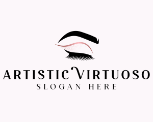 Beauty Salon Eyelashes  logo design