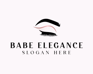 Beauty Salon Eyelashes  logo design