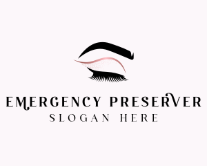 Beauty Salon Eyelashes  logo design