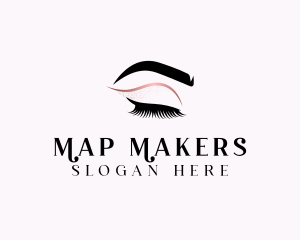 Beauty Salon Eyelashes  logo design