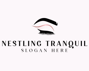 Beauty Salon Eyelashes  logo design