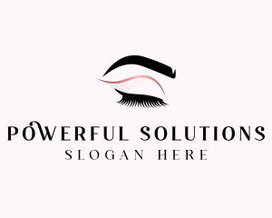 Beauty Salon Eyelashes  logo design