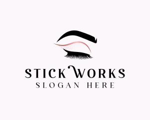 Beauty Salon Eyelashes  logo design