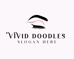 Beauty Salon Eyelashes  logo design