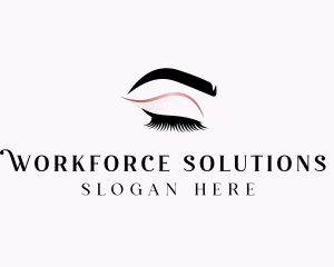 Beauty Salon Eyelashes  logo design