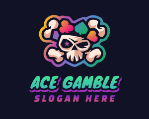 Gaming Casino Skull logo