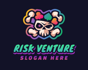 Gaming Casino Skull logo