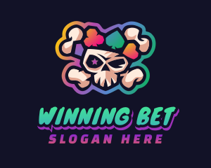 Gaming Casino Skull logo