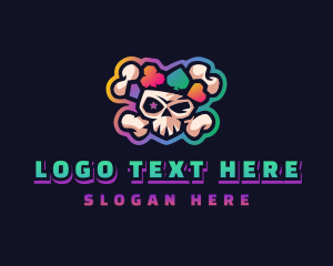 Gaming Casino Skull logo