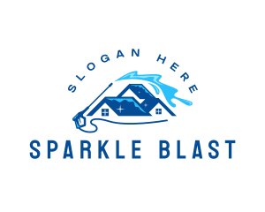 Sparkling Cleaning Equipment logo design