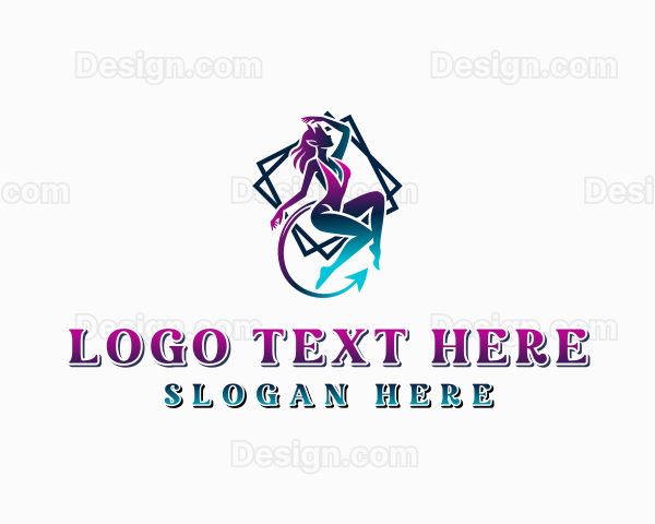 Sexy Female Burlesque Logo