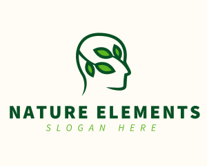 Nature Plant Head logo design