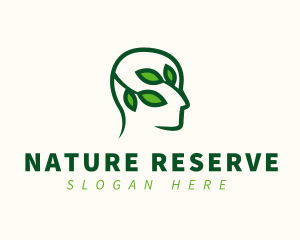 Nature Plant Head logo design