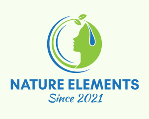 Nature Woman Dermatology  logo design