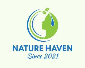 Nature Woman Dermatology  logo design