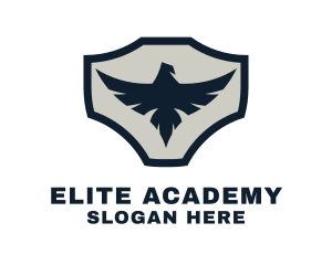 Modern Eagle Badge Logo
