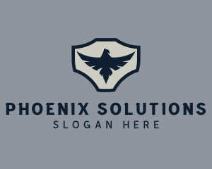 Modern Eagle Badge logo design