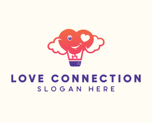 Love Hot Air Balloon logo