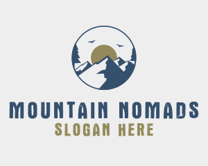 Mountain Nature Travel logo design