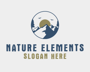 Mountain Nature Travel logo design