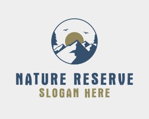 Mountain Nature Travel logo design