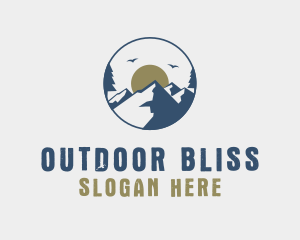 Mountain Nature Travel logo design