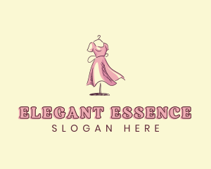 Dress Gown Seamstress logo design