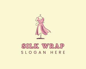 Dress Gown Clothing Seamstress logo design