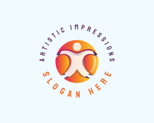 Career Human Resources Management logo design