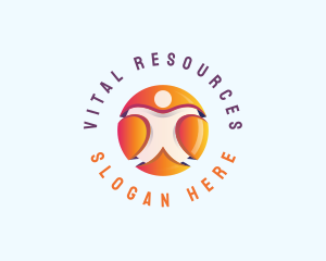 Career Human Resources Management logo design