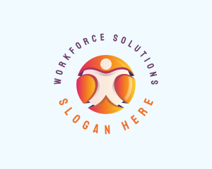 Career Human Resources Management logo design