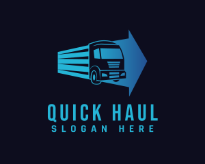 Truck Arrow Logistics logo design