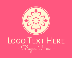 Pink Ornamental Floral Pattern logo