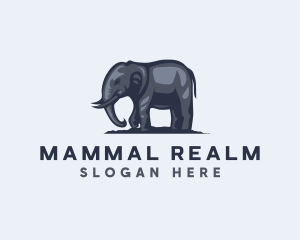 Wild African Elephant  logo