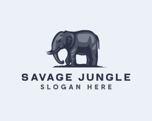 Wild African Elephant  logo