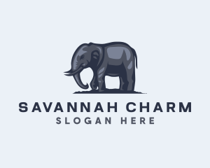 Wild African Elephant  logo