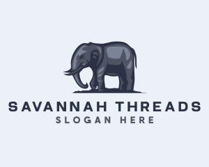 Wild African Elephant  logo