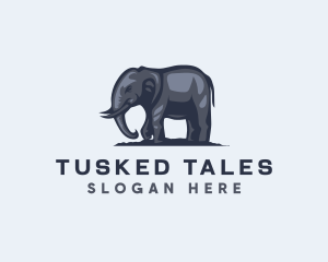 Wild African Elephant  logo