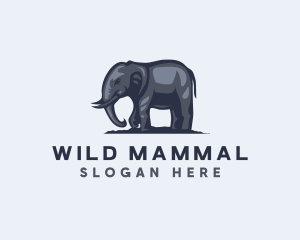 Wild African Elephant  logo