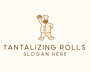 Pastry Bread Chef logo design